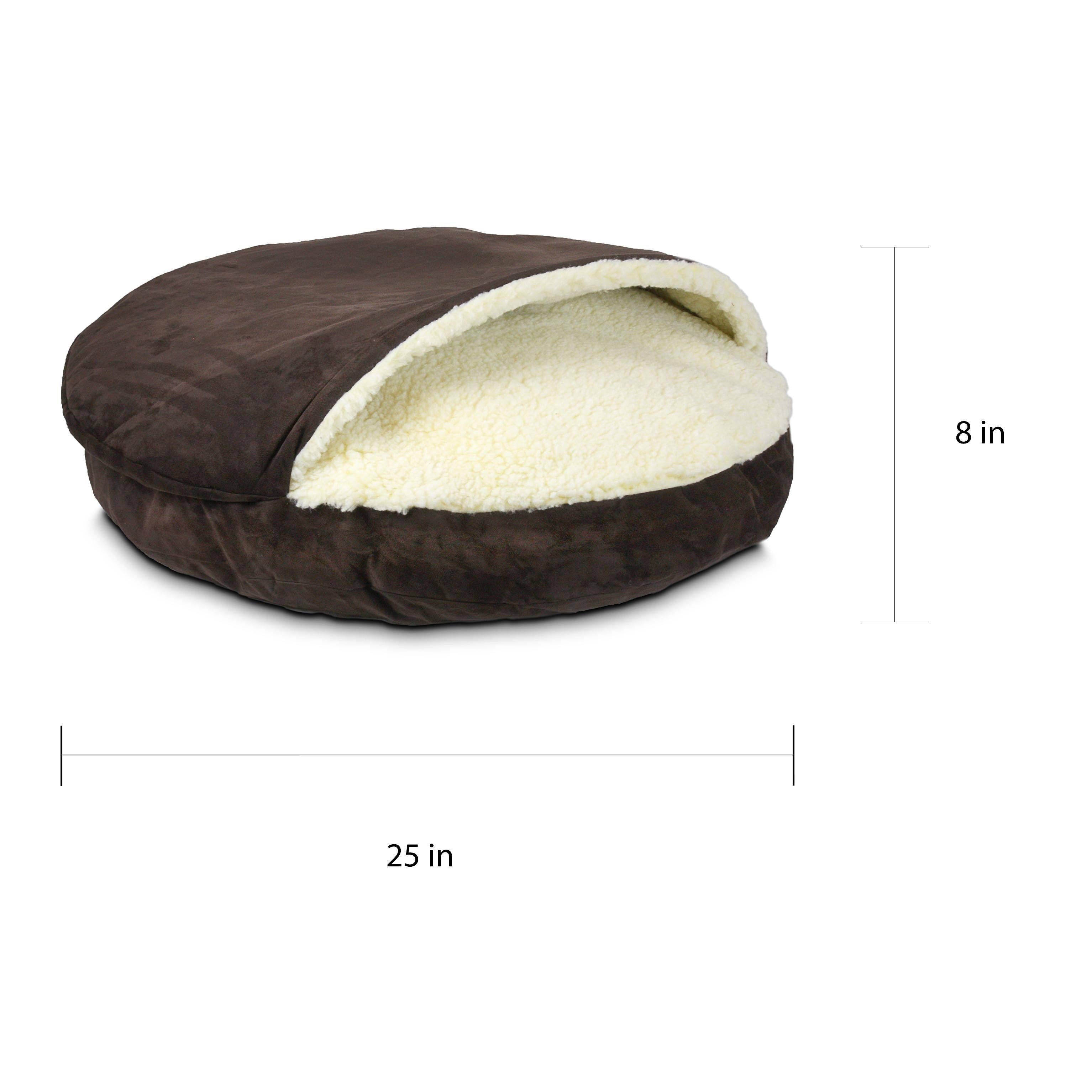 Orthopedic Micro Suede Pet Bed - Camel - Small O60592