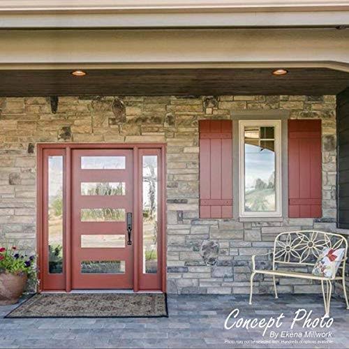 Black Composite Board-n-Batten Shutters (Per Pair) L20856