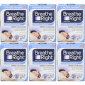 6 Pack Breathe Right Nasal Strips for Sensitive Skin - 30 Large Clear Strips ea Q31843
