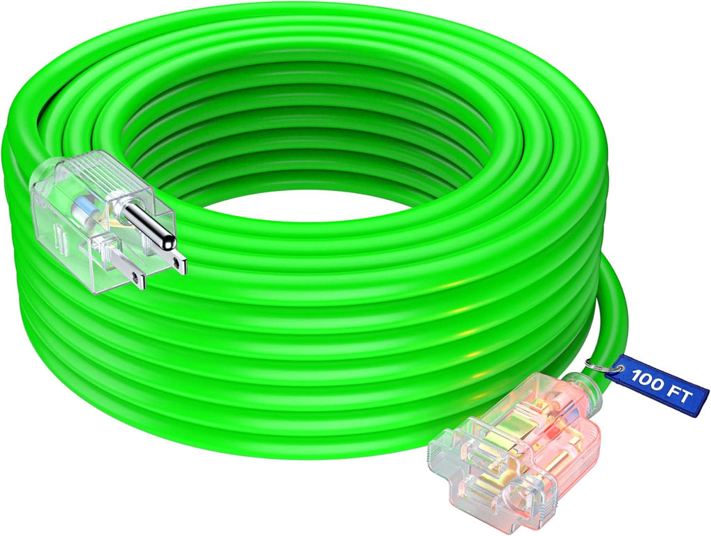 100 Feet Orange 14 Gauge Heavy Duty Outdoor Extension Cord F95260