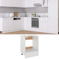 White Oven Cabinet Engineered Wood X8146