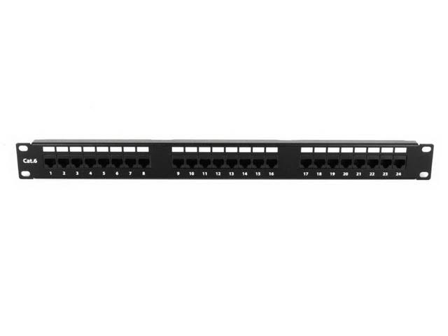 24 Ports 1U Cat6 Patch Panel P2213