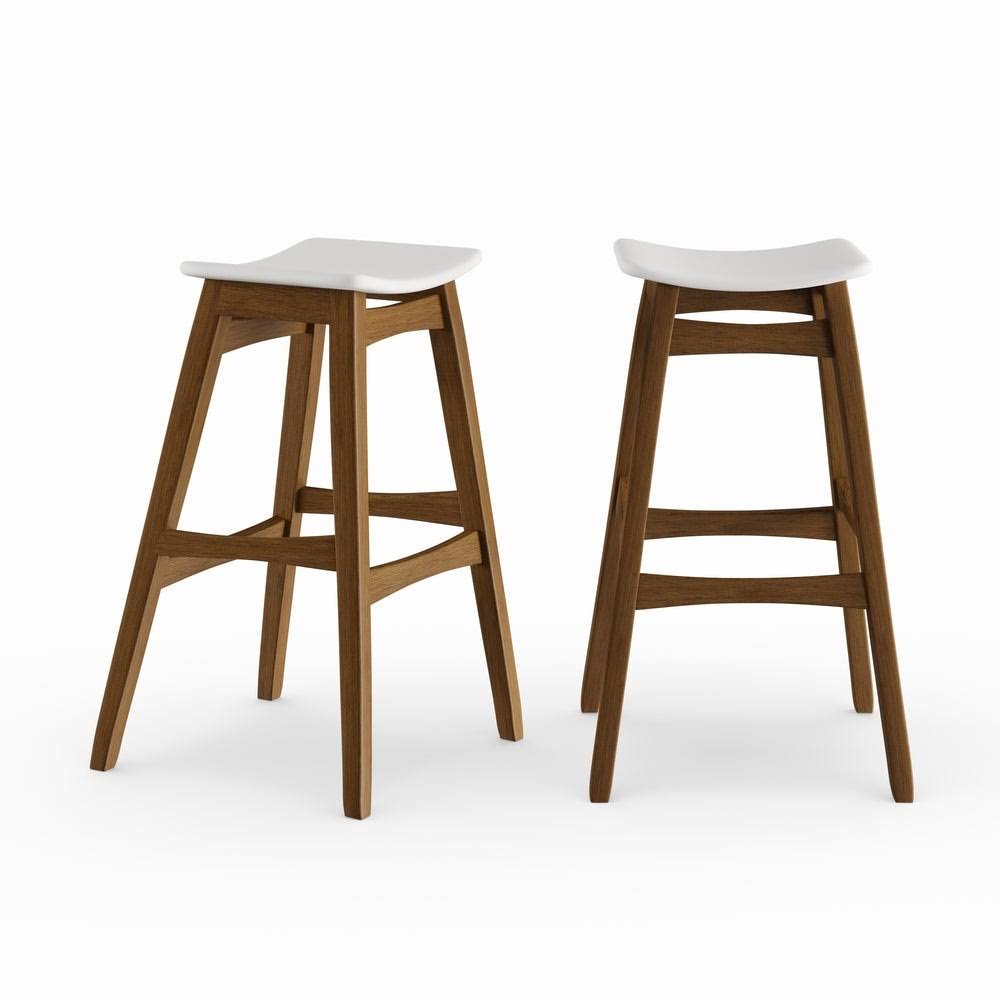 Dark Grey Fabric Bar Stool Set of 2 N160934