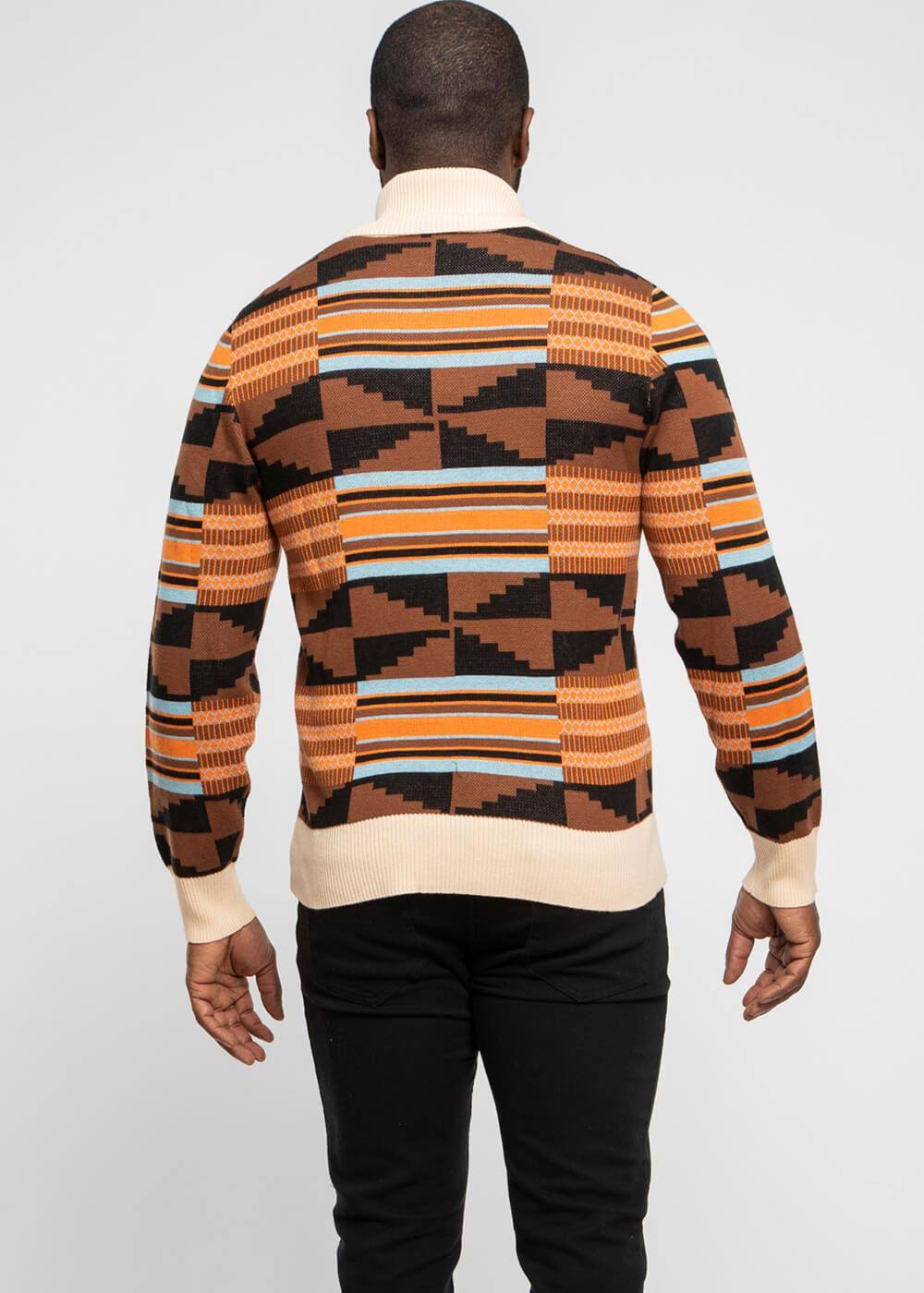 African Print Pull-Over B769
