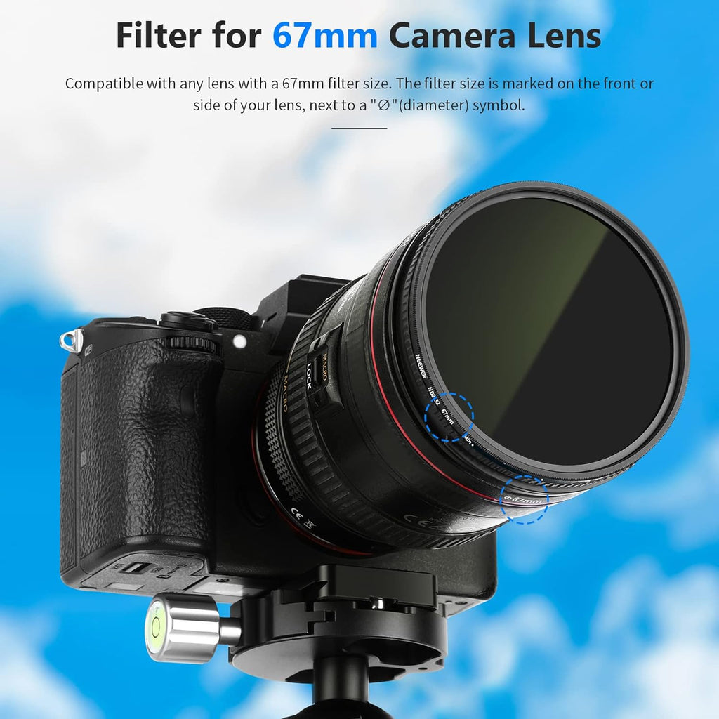 67mm Variable Fader ND Filter ND2 to ND32 (1-5 Stop) H672