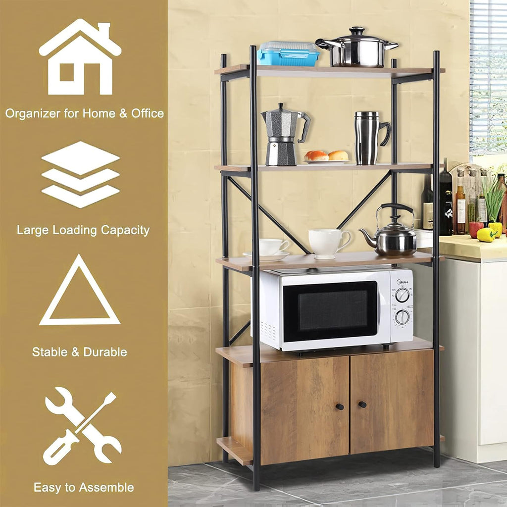 4-Tier Microwave Oven Stand Storage Shelf M233
