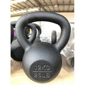62lb Black Cast Iron Kettlebell C148552