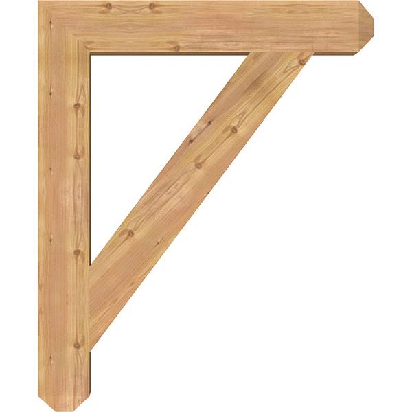 Traditional Craftsman Smooth Bracket, Western Red Cedar T5355