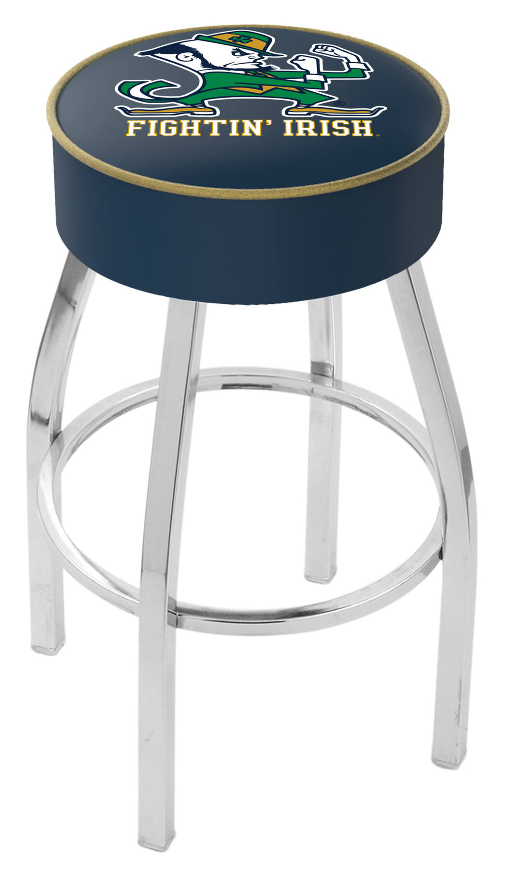 Notre Dame Leprechaun Bar Stool 30x22 Y548349