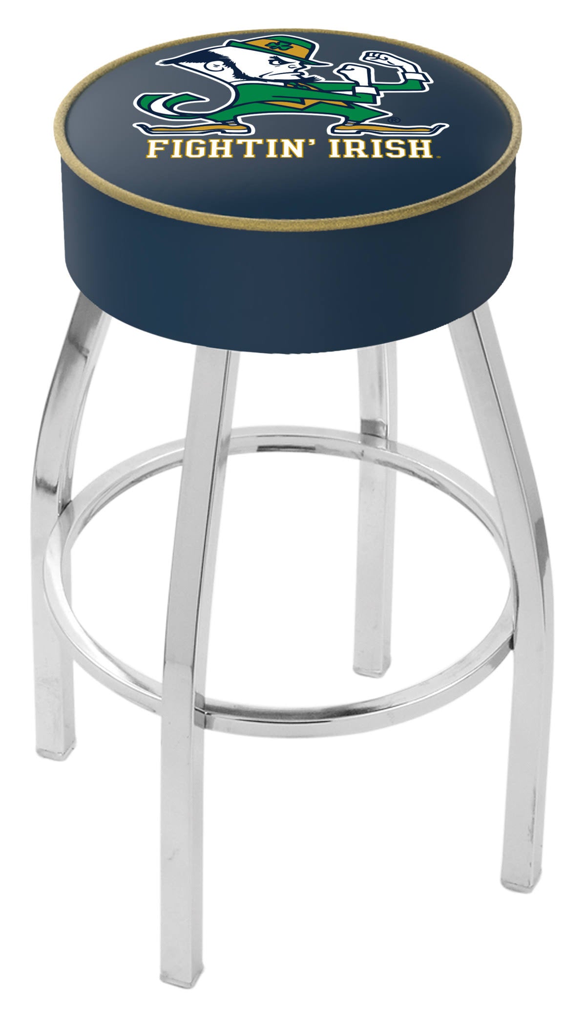 Notre Dame Leprechaun Bar Stool 30x22 Y548349