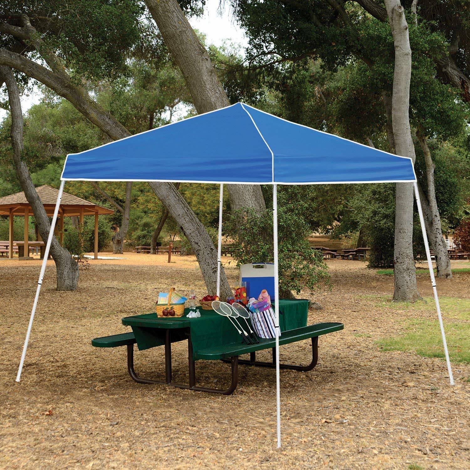 Blue Angled Leg Instant Shade Canopy Tent F304