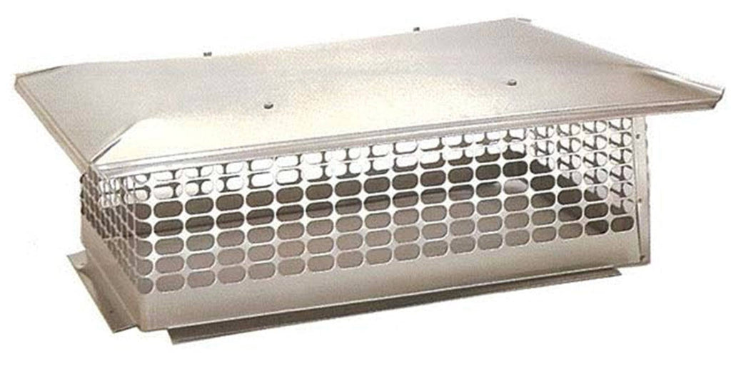 31-Inch x 35-Inch Multi Flue Crown Mount Chimney Cap Stainless Steel E5893
