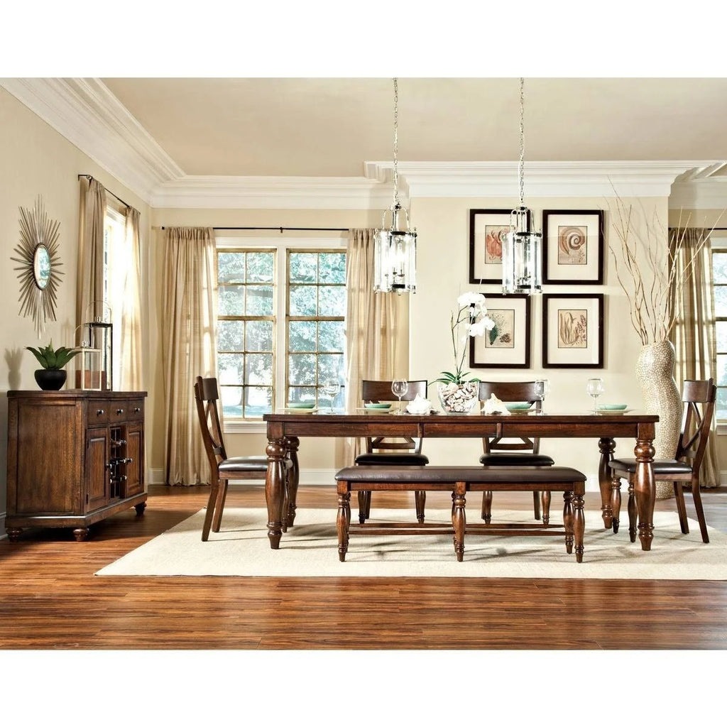 Raisin Backless Dining Bench F4667