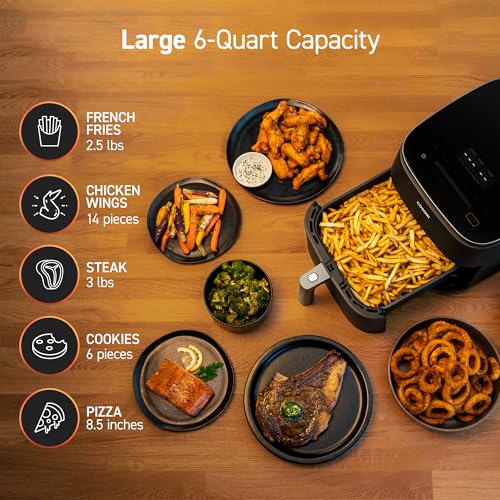 Grey 6-Qt Air Fryer A80817