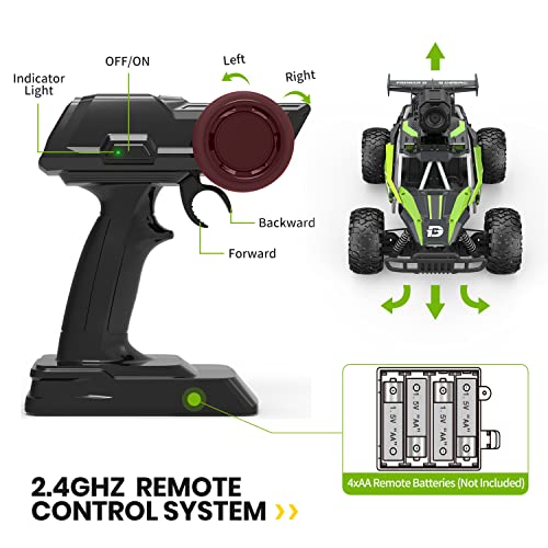 1:16 Scale Remote Control Car with 1080P HD Camera and LED Lights R8354