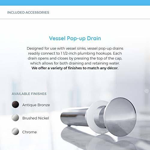 Chrome Vessel Faucet Ensemble U883