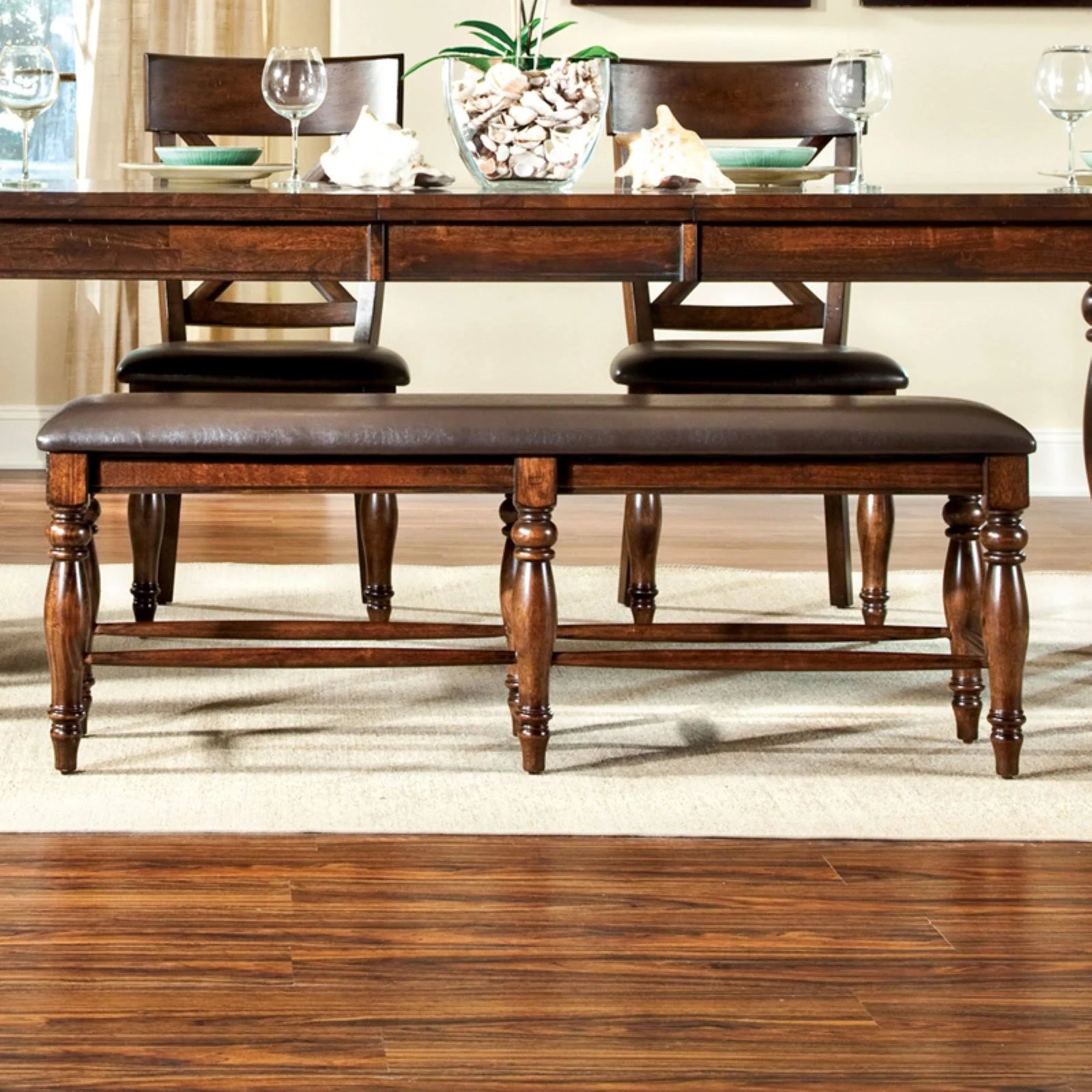 Raisin Backless Dining Bench F4667