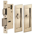 Polished Nickel Privacy Pocket Door Lock Z78074