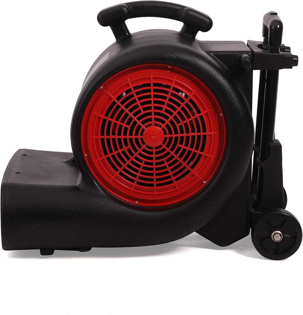 3-Speed 3/4HP 3000CFM Air Mover Floor Carpet Dryers with Wheel Kit F8458