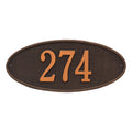 Oil-Rubbed Bronze Oval Wall Mirror W907