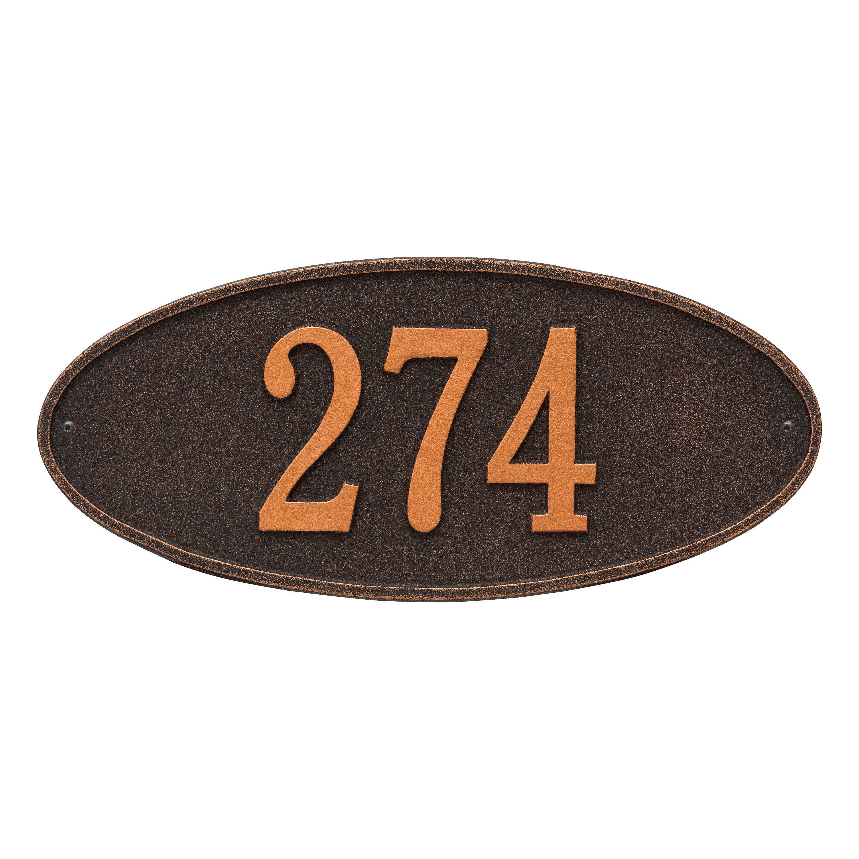 Oil-Rubbed Bronze Oval Wall Mirror W907