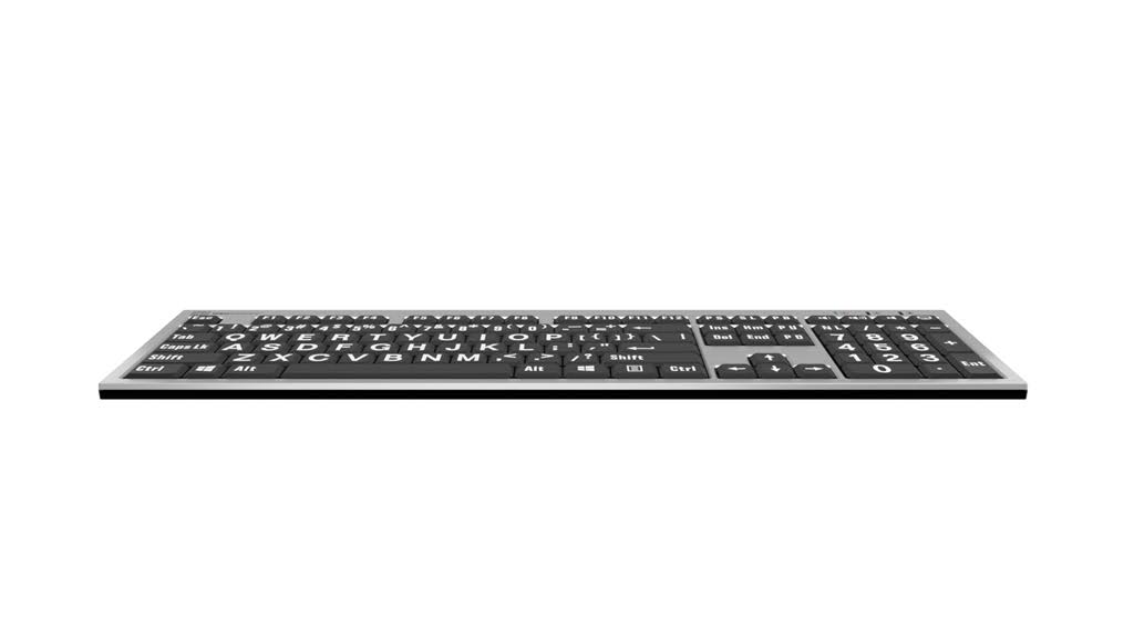 Large Print PC Slim Line Keyboard S1617
