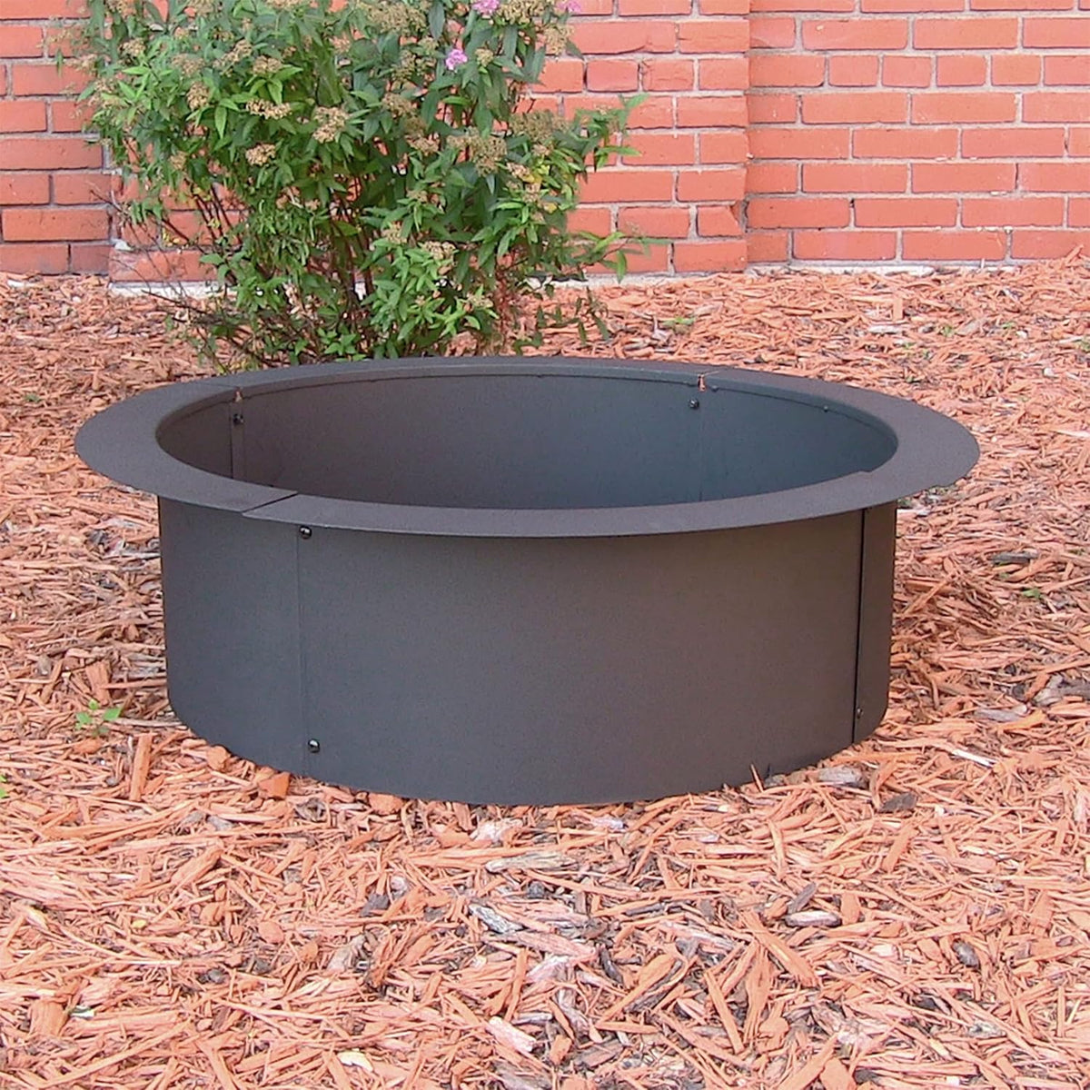 33 Inch Outside x 27 Inch Inside Durable Steel Fire Pit Ring Q635