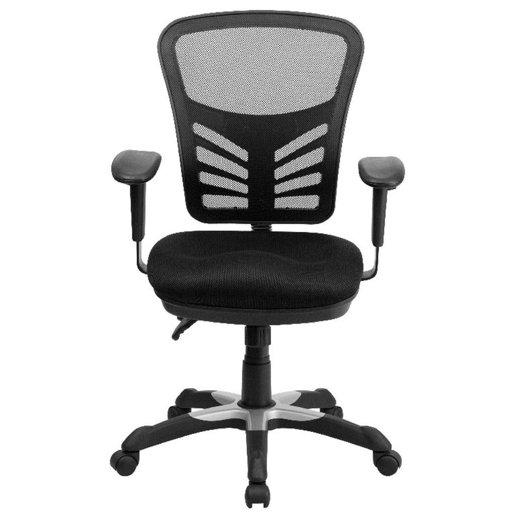 Black Mid-Back Mesh Office Chair T331