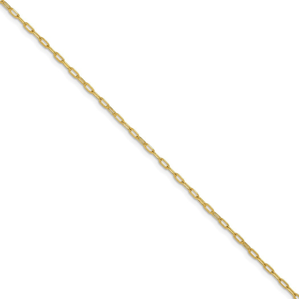 Polished Stainless Steel Paperclip Chain Necklace 20 Inch B925