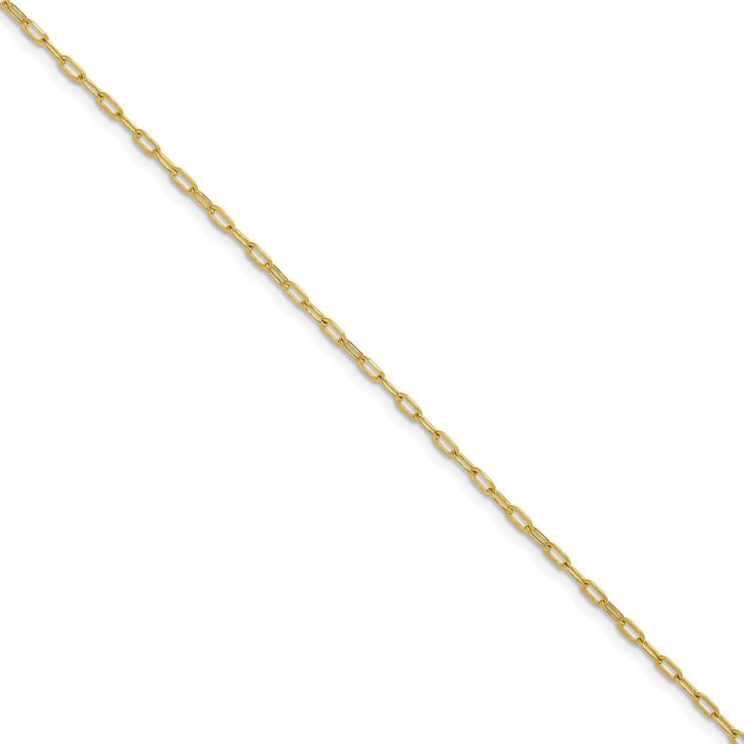Polished Stainless Steel Paperclip Chain Necklace 20 Inch B925
