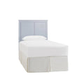 Stone Gray Wood Twin Panel Headboard L377