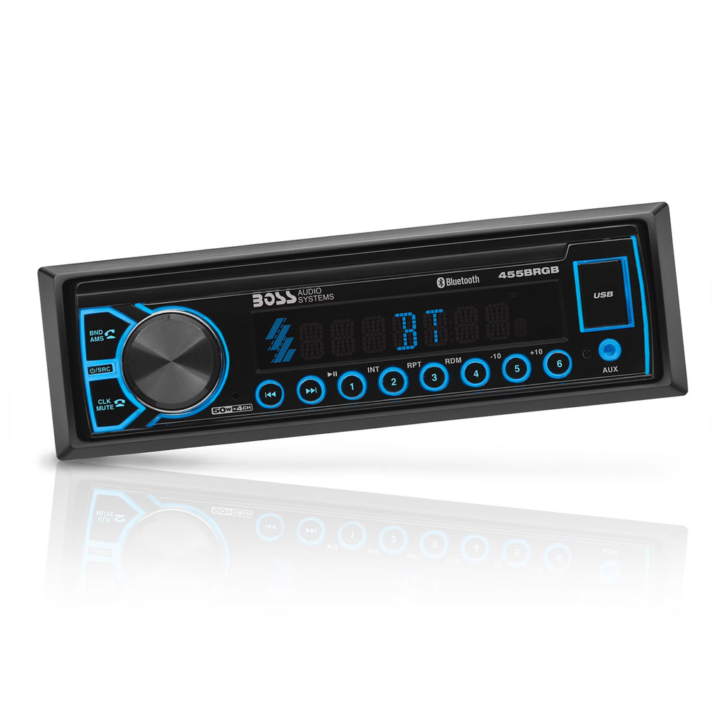 Bluetooth Car Audio Stereo System Single Din W45234