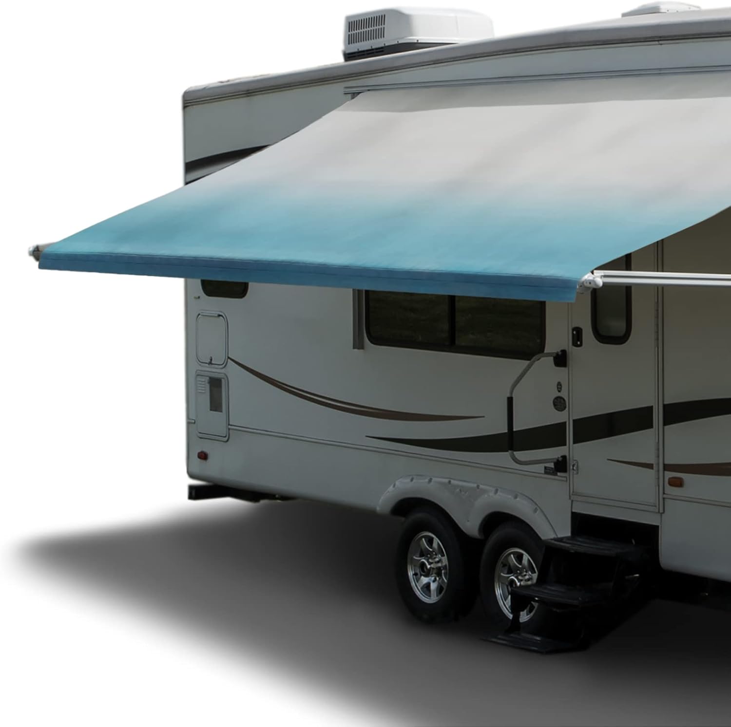 Blue 13 Foot RV Awning Fabric Replacement L84400