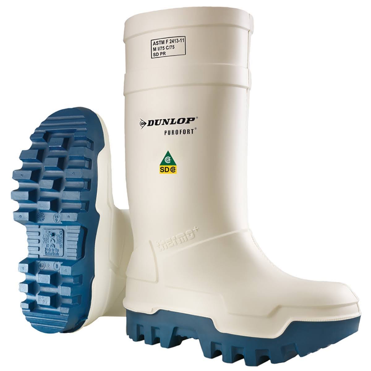 Full Safety White & Blue Size 13 Boots Q7530