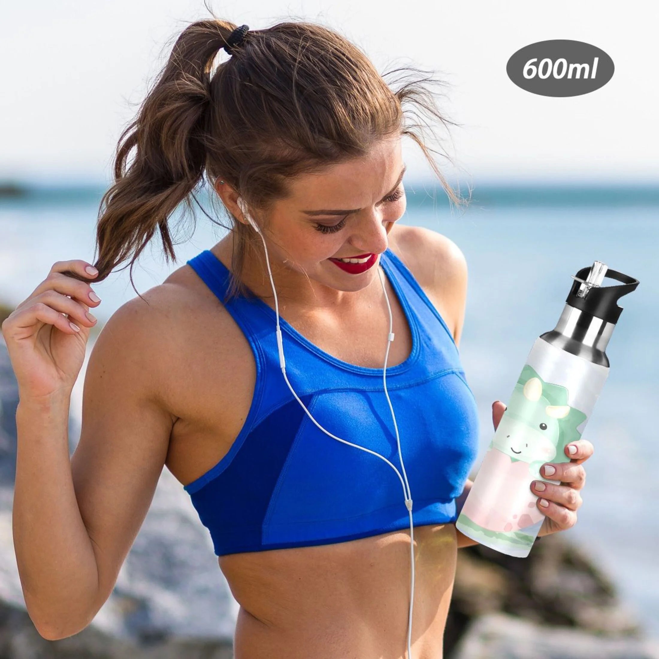 Stainless Steel Insulated Water Bottle with Straw Lid G14695