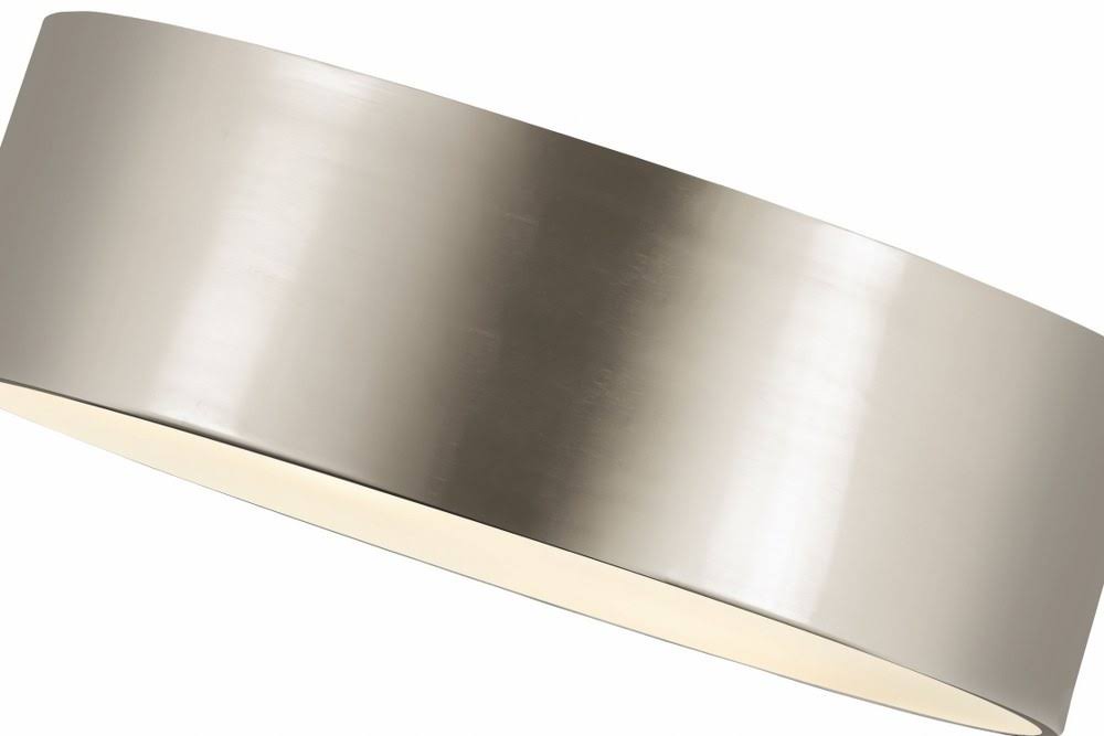 3 Light Flush Mount Bronze Finish E380
