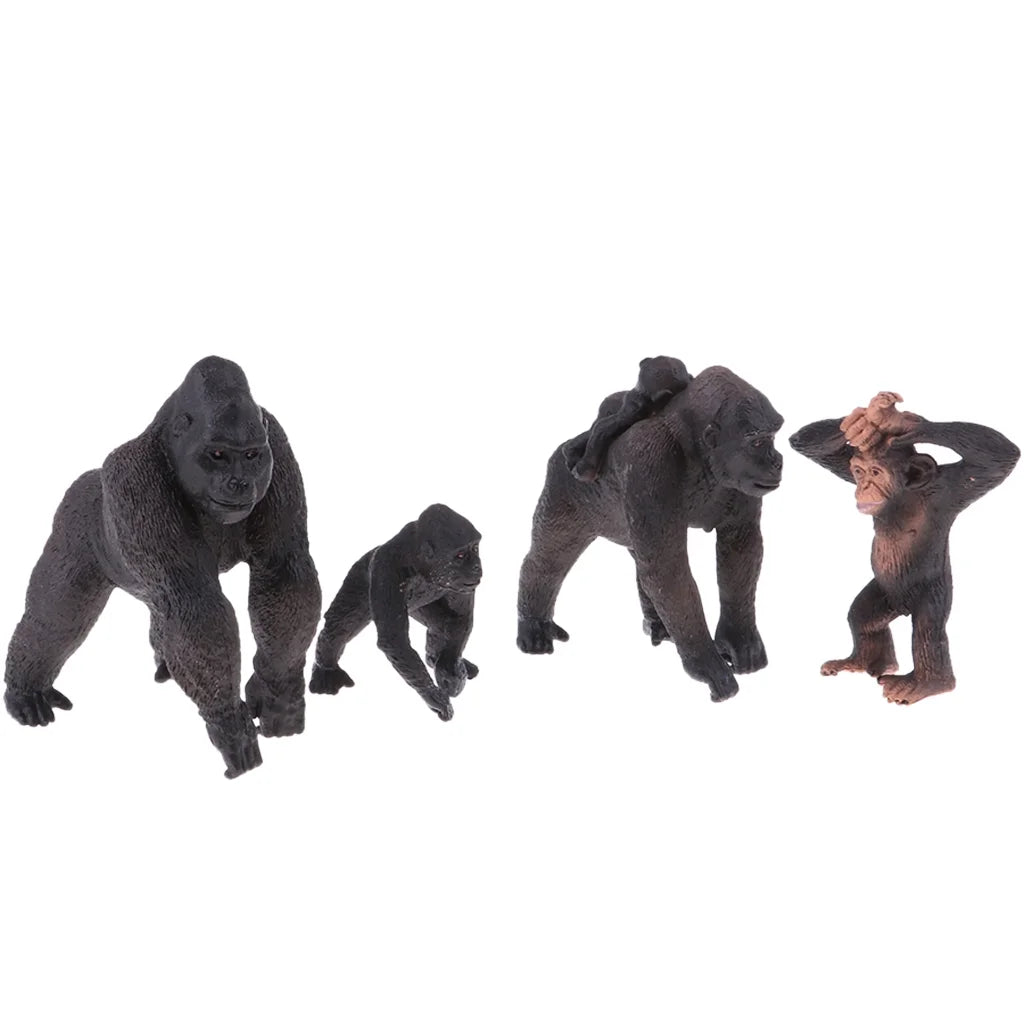 Realistic Gorilla Model Animal Figures Toy Q261