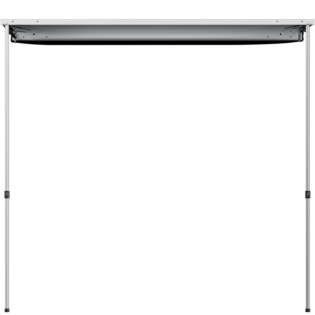 Retractable Waterproof Car Awning Tent Grey 6'x6' U266