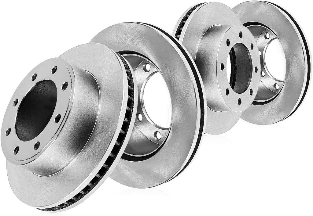 8 Lug Front and Rear Rotors for Dodge Ram 3500 Y2584