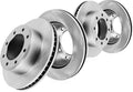8 Lug Front and Rear Rotors for Dodge Ram 3500 Y2584
