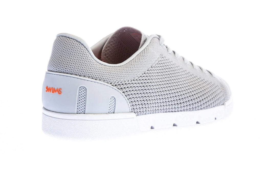 Light Grey/White Tennis Knit Trainers S33896