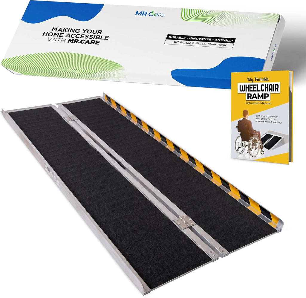 Portable Foldable Wheelchair Ramp with Handle (2FT) Q385402