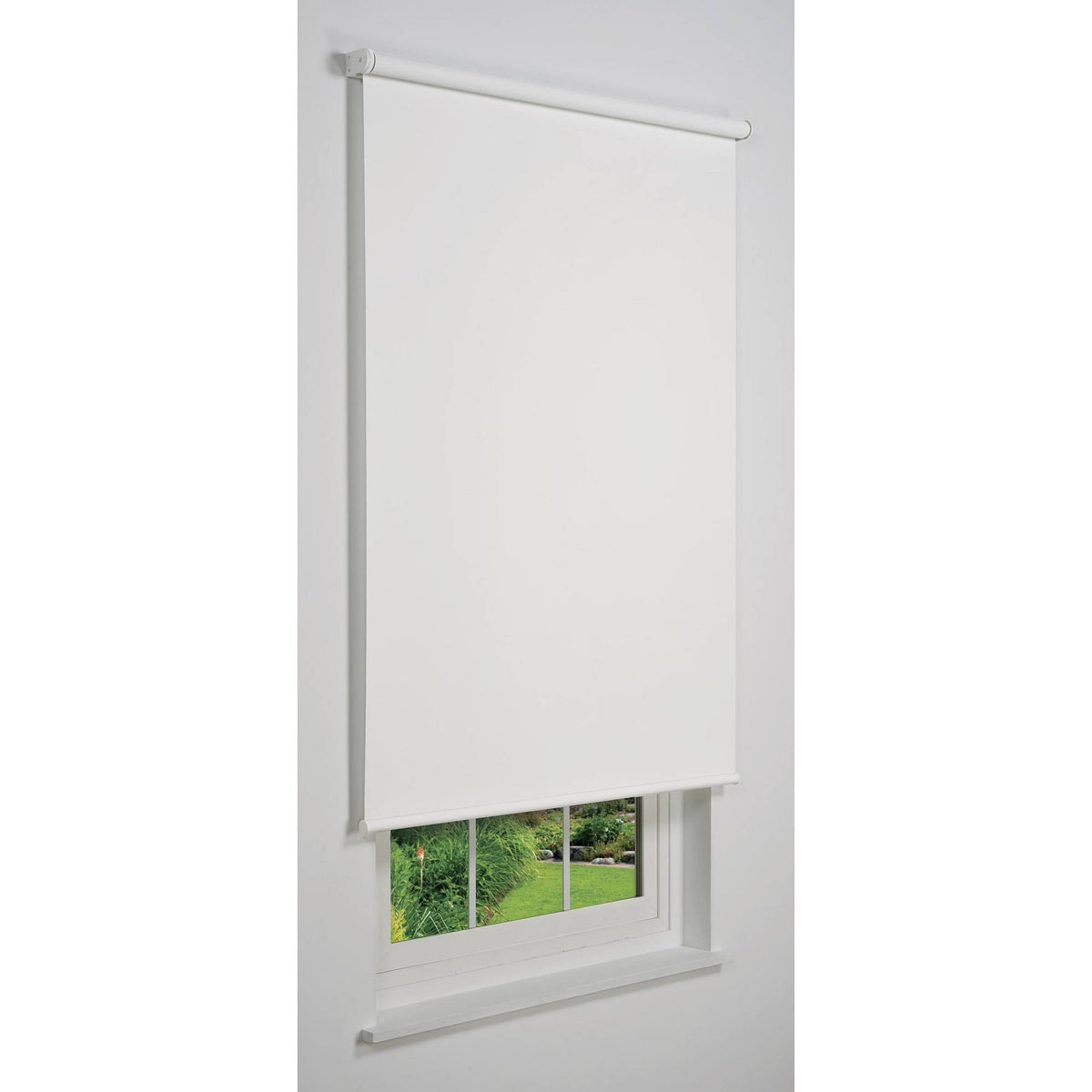 White 61 W x 66 H Cordless Blackout Roller Shade B7634