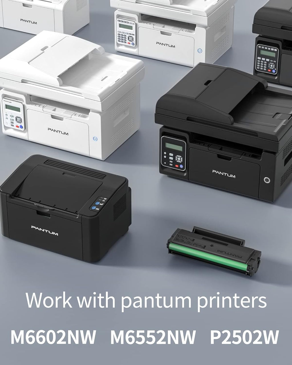 Toner Cartridge for Pantum P2502W, M6552NW, M6602NW Printer, 1,600 Page H100