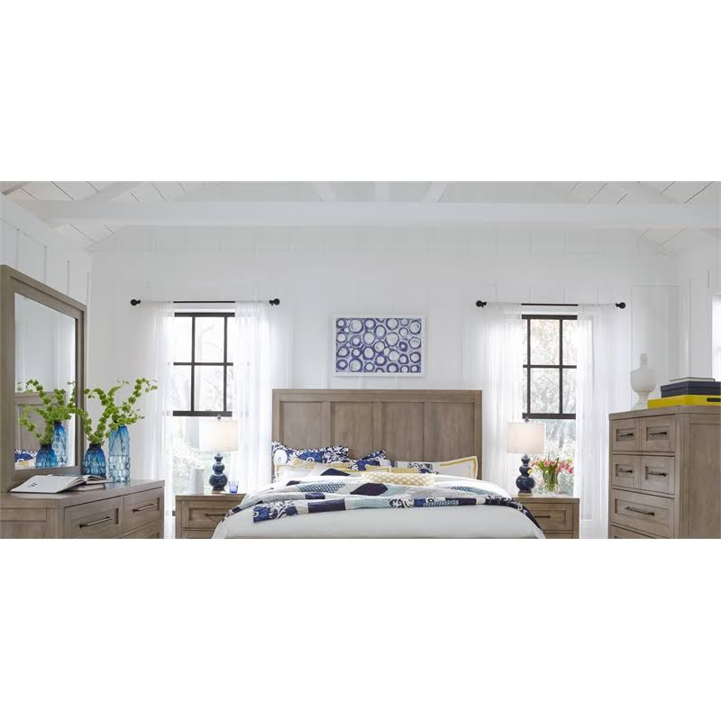 Queen Panel Footboard in Barley Brown Wood M8664