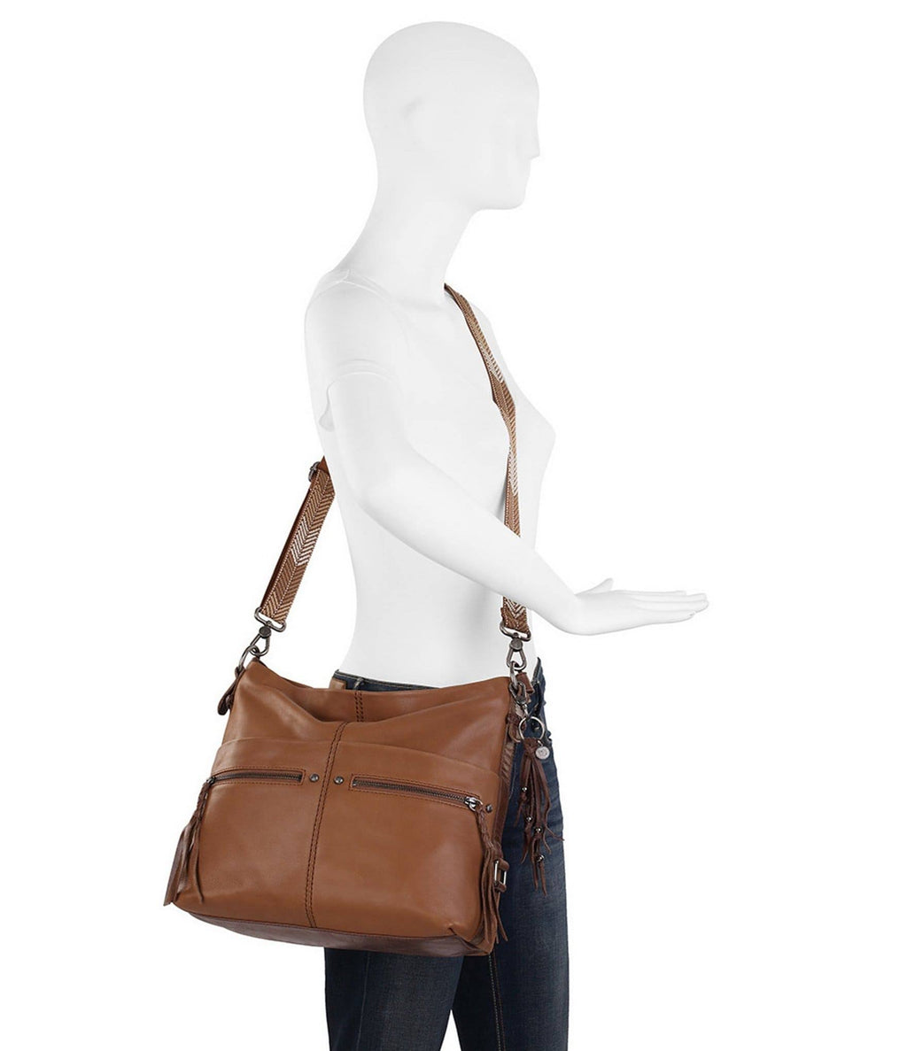 Stone Leather Bucket Bag Y839442