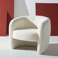 Ivory Boucle Accent Chair I531