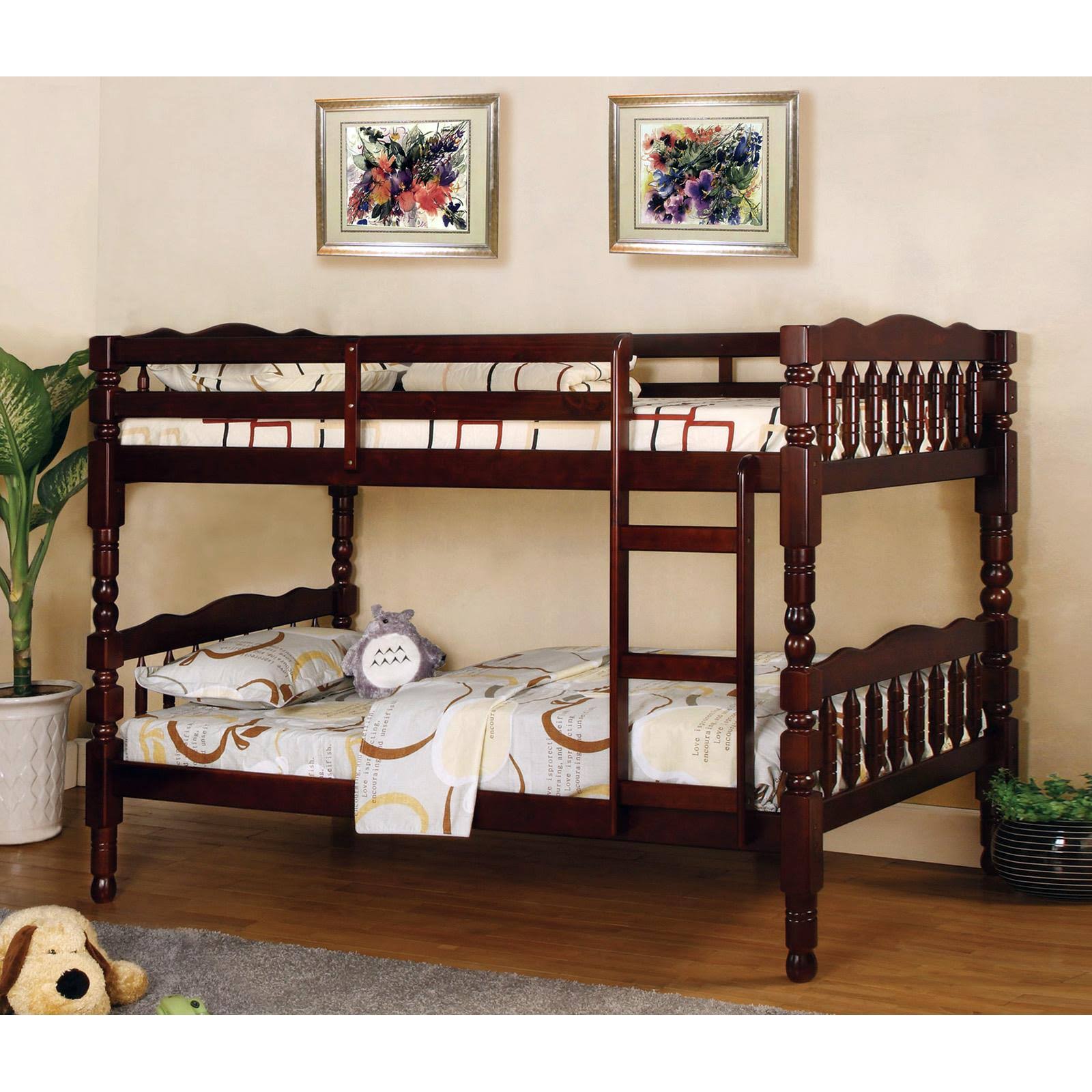 Twin Over Twin Bunk Bed Y84459