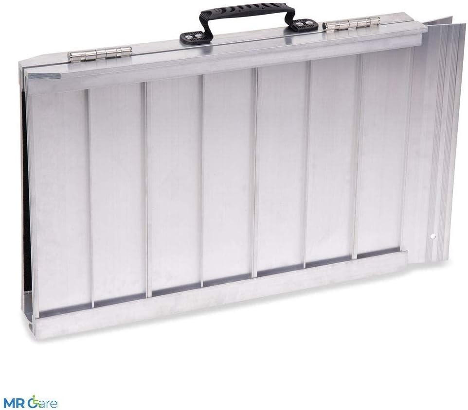 Portable Foldable Wheelchair Ramp with Handle (2FT) Q385402
