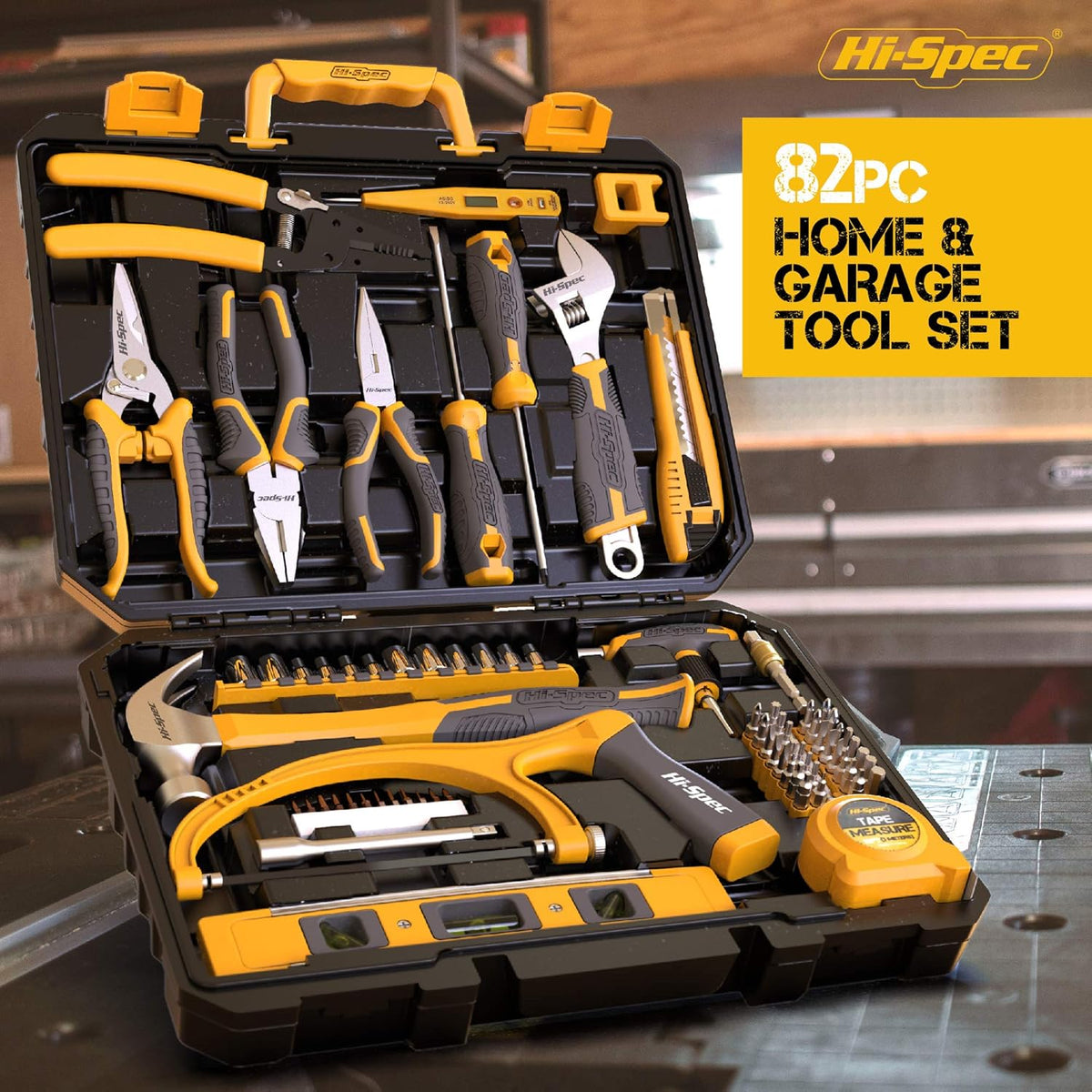 82 Piece Home & Garage Tool Kit Set A7398